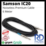 Kabel gitar bass keyboard - instrument cable TS 6 meter samson IC20